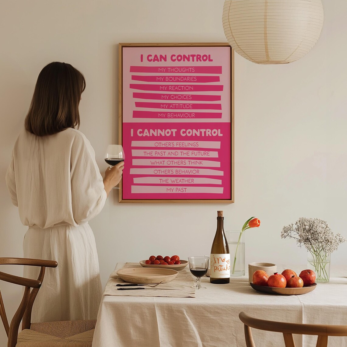 What I Can And Cannot Control - Therapy Print - Image 2