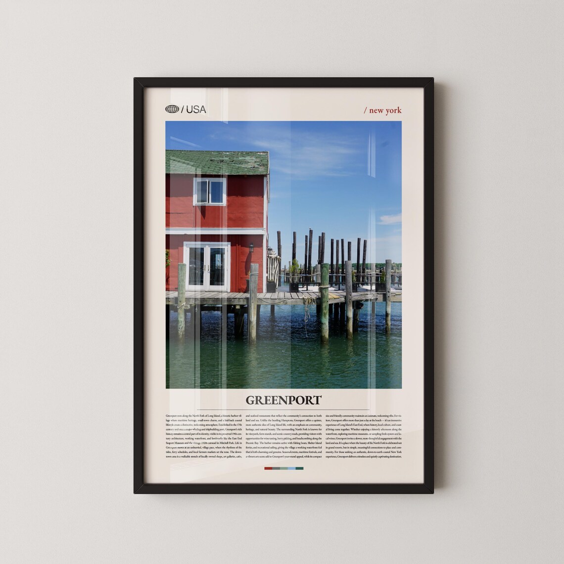 Greenport Long Island New York Harbor Photography Travel Wall Poster