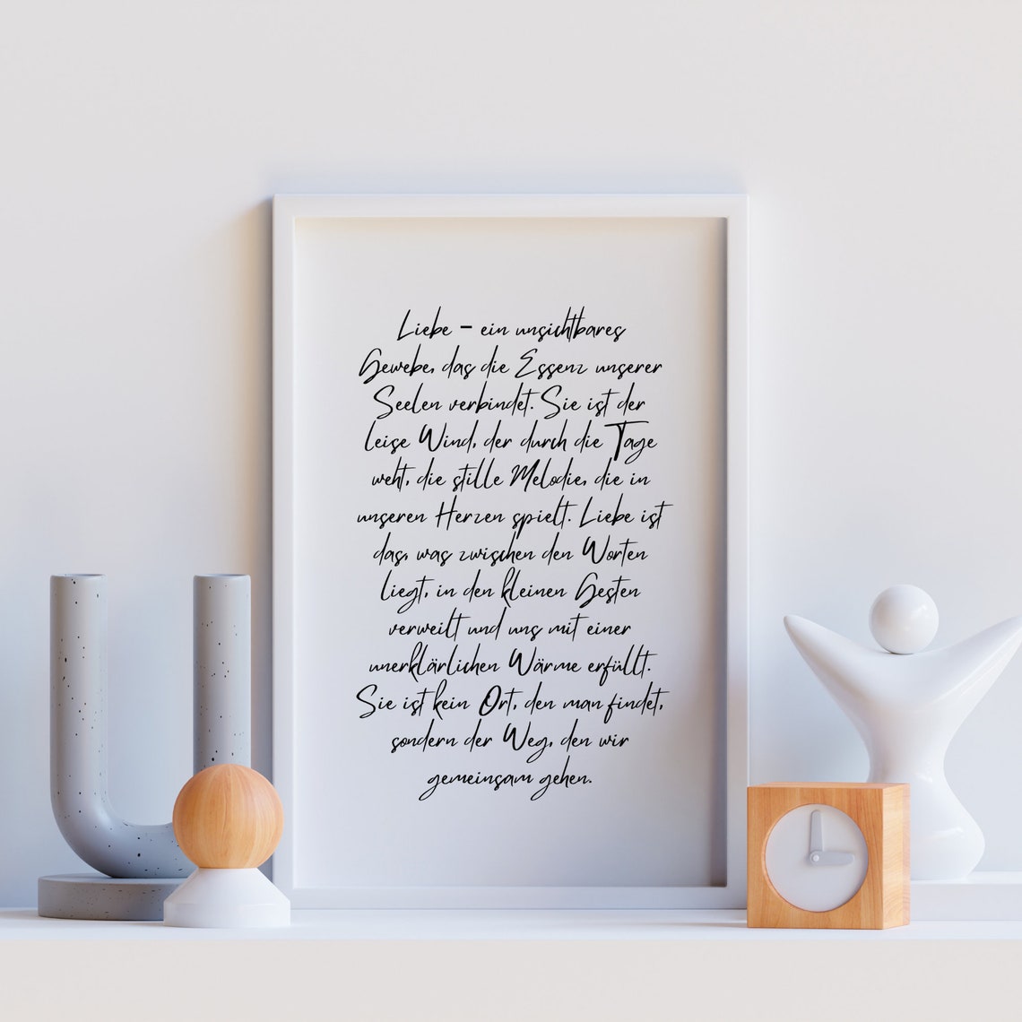 Love Letter Poem Poster in Elegant Script for Romantic Wall Decor - Image 3