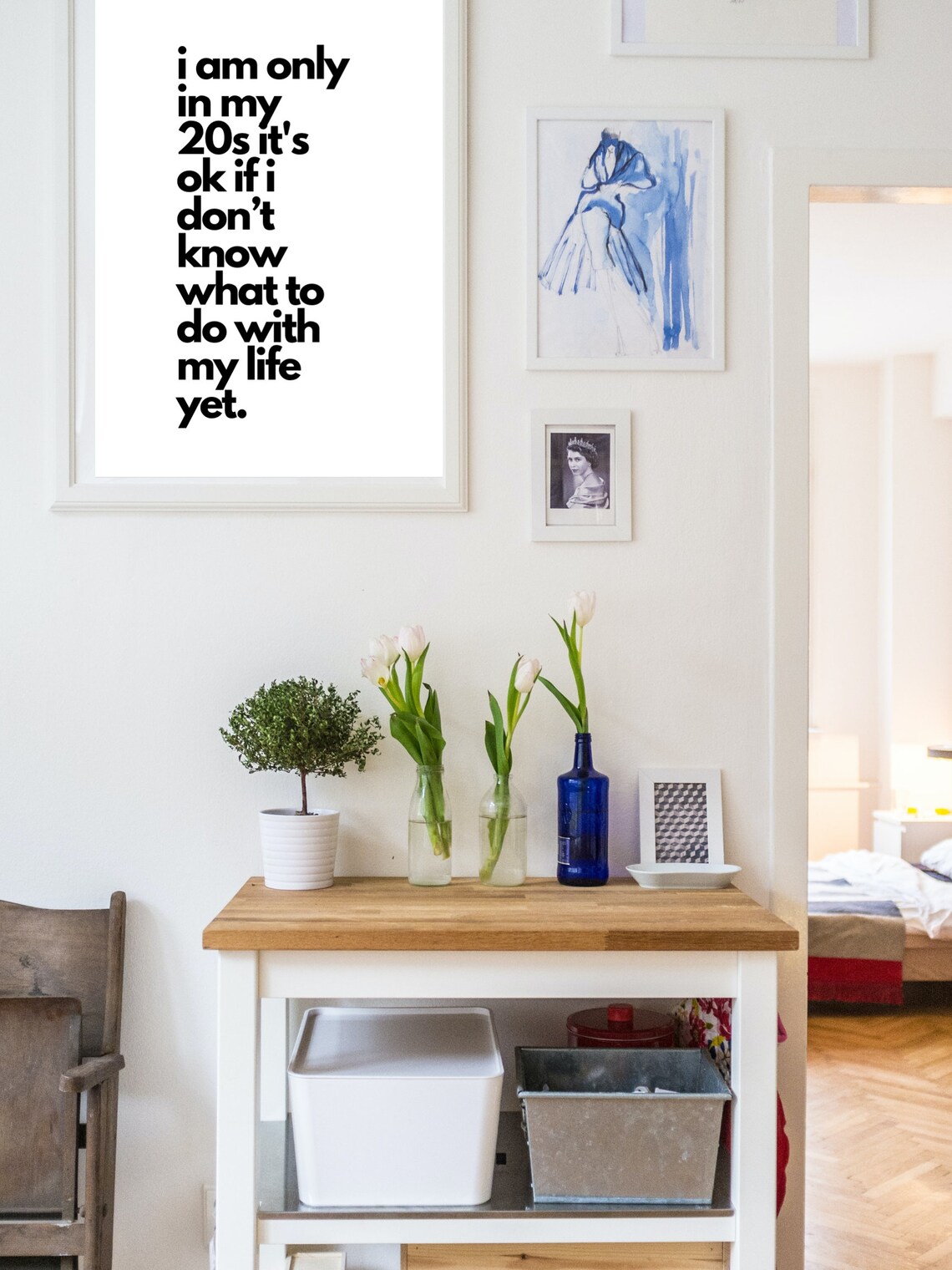 Only In My 20s Office Motivational Quote Art Print - Image 2