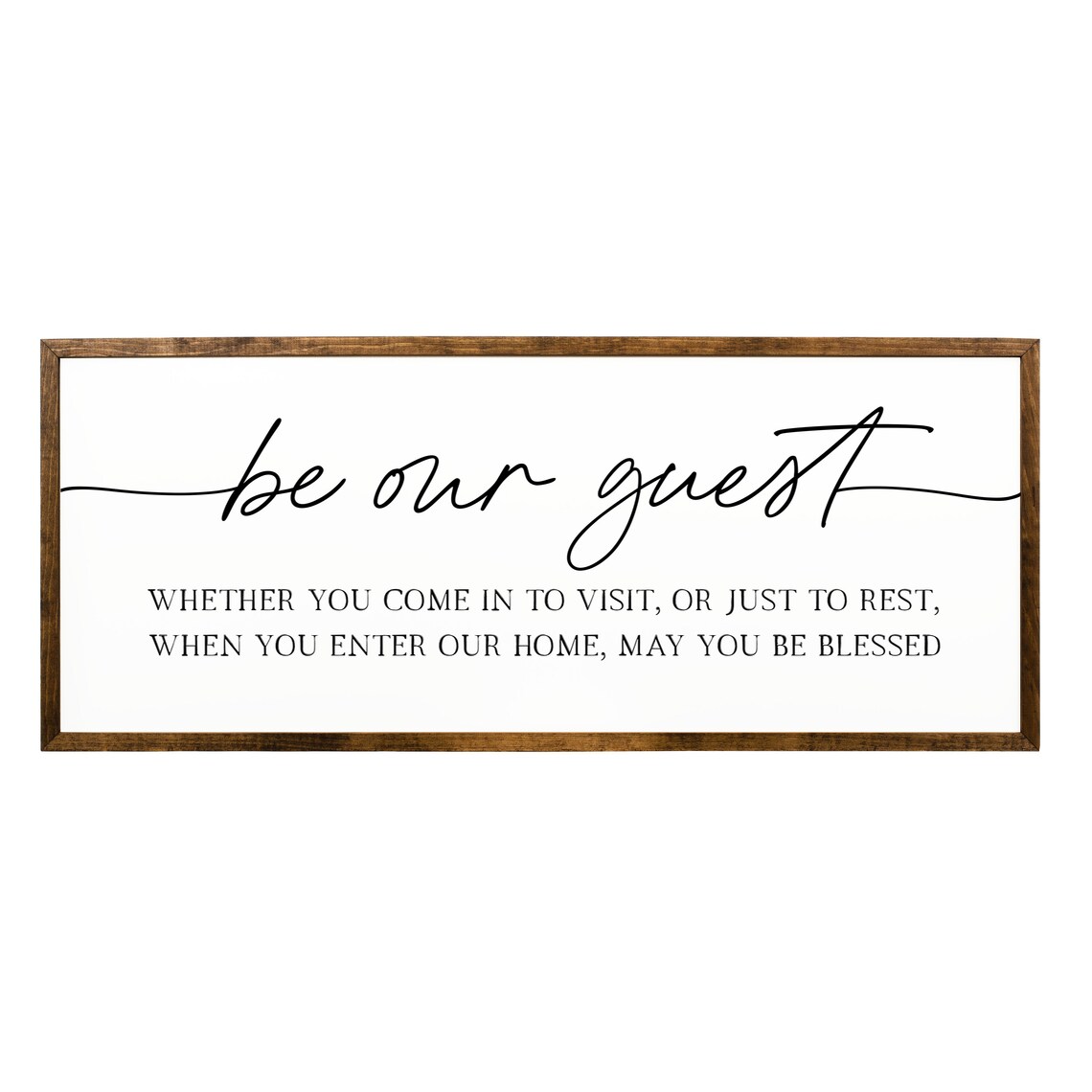 Be Our Guest Blessing, Home Welcome Wall Art Print - Image 2