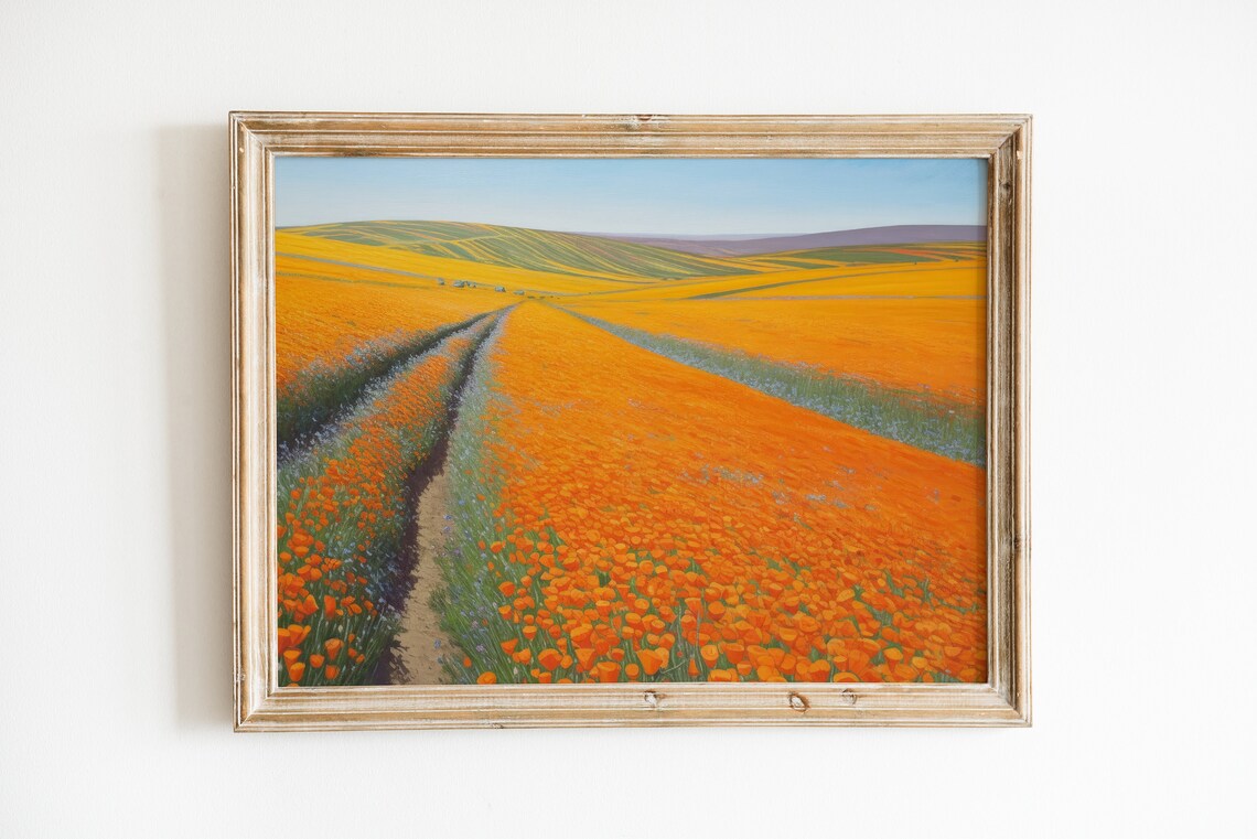 California Poppies State Flower Art Print