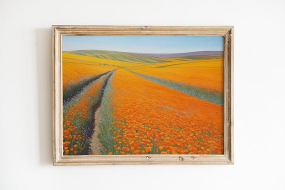 California Poppies State Flower Art Print