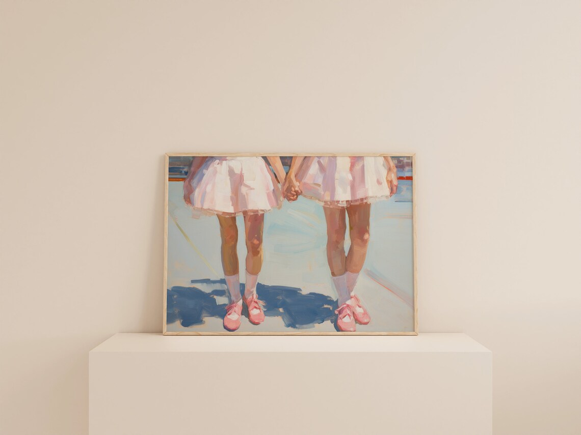 Pastel Pink Balletcore Aesthetic Art Print - Image 3