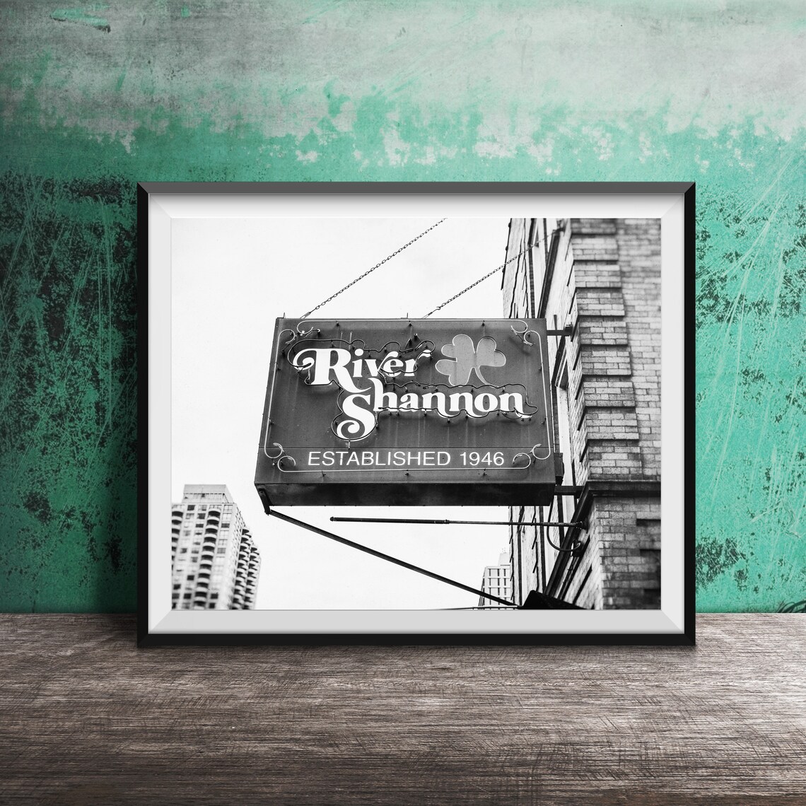 River Shannon Lincoln Park Chicago Travel Poster - Image 2