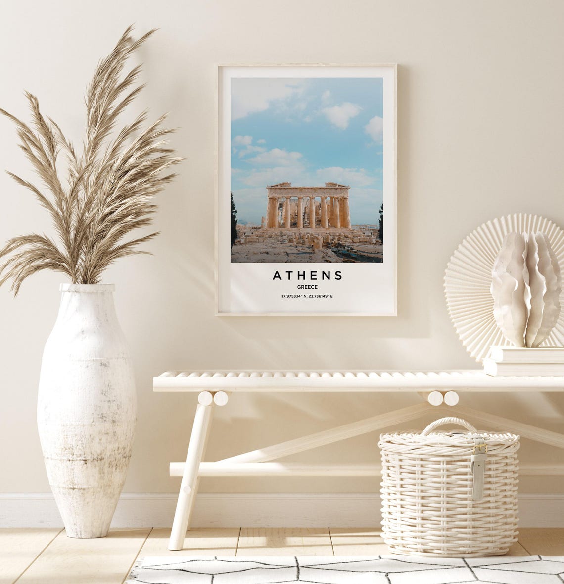Athens Greece Ancient Parthenon Temple on the Acropolis Poster - Image 3