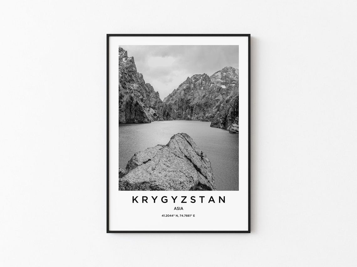 Krygyzstan Art Krygyzstan Print Krygyzstan Poster Krygyzstan Art Krygyzstan Photo Krygyzstan Map Krygyzstan Painting Krygyzstan Travel