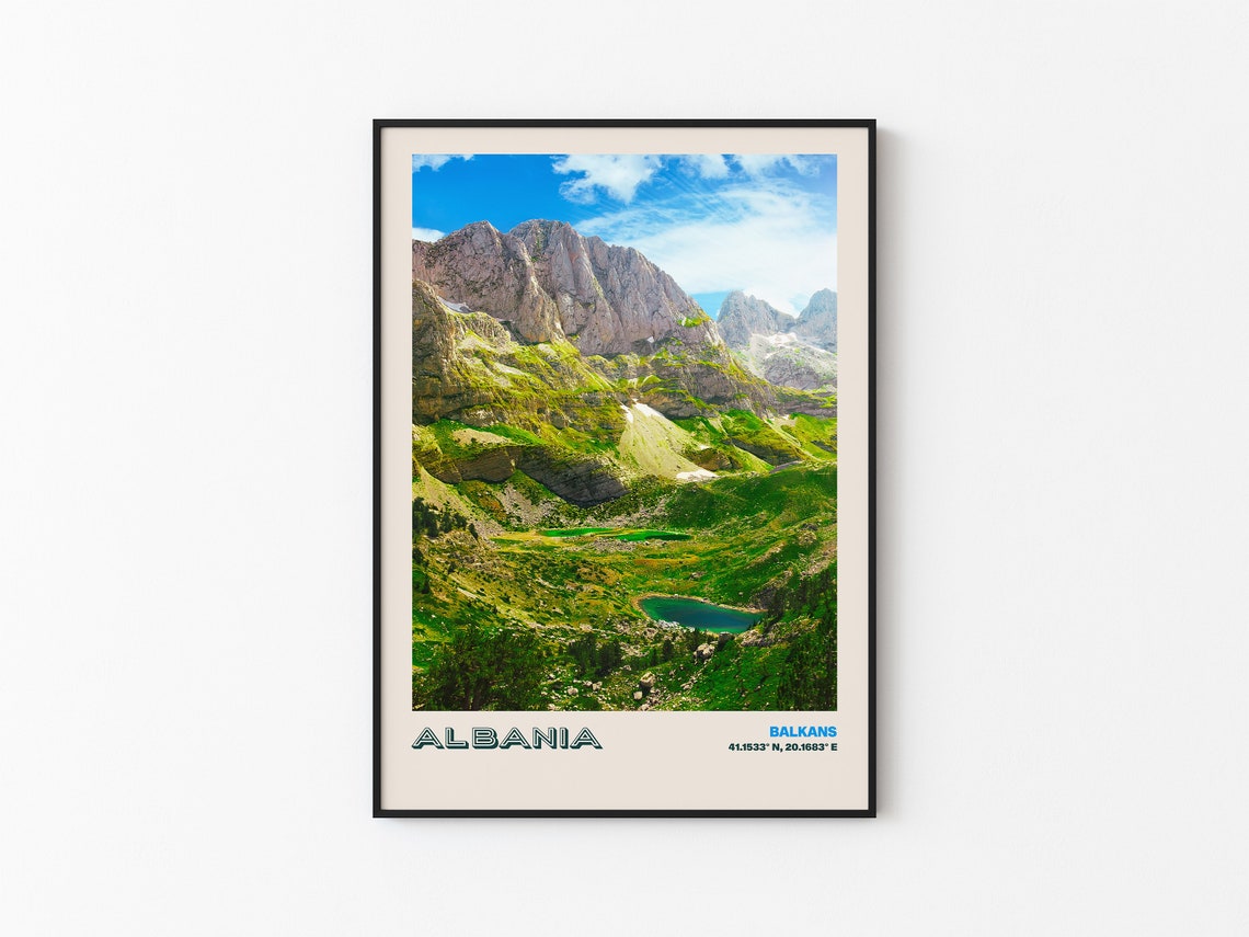 Albania Travel Poster Albania Print Albania Photo Print Albania Wall Decor Albania Travel Art Albania Albania Picture Albania 3 - Image 3