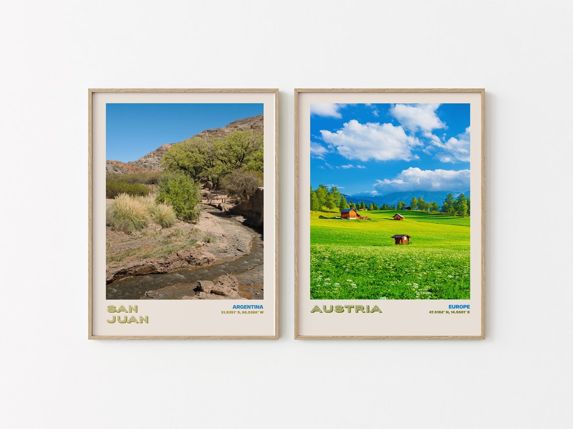 San Juan Travel Poster San Juan Print San Juan Photo Print San Juan Wall Decor San Juan Travel Art Argentina Picture San Juan 1 - Image 2