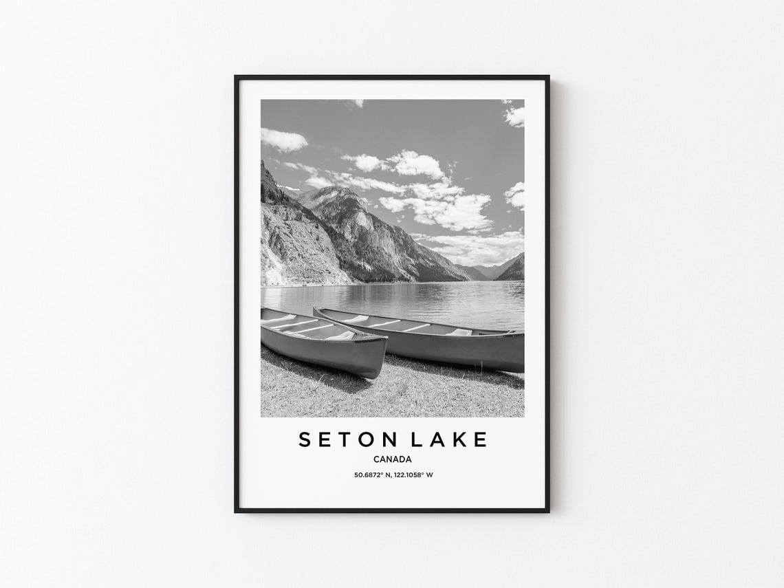 Seton Lake Art Seton Lake Print Seton Lake Poster Seton Lake Art Seton Lake Photo Seton Lake Map Seton Lake Painting Seton Lake Travel
