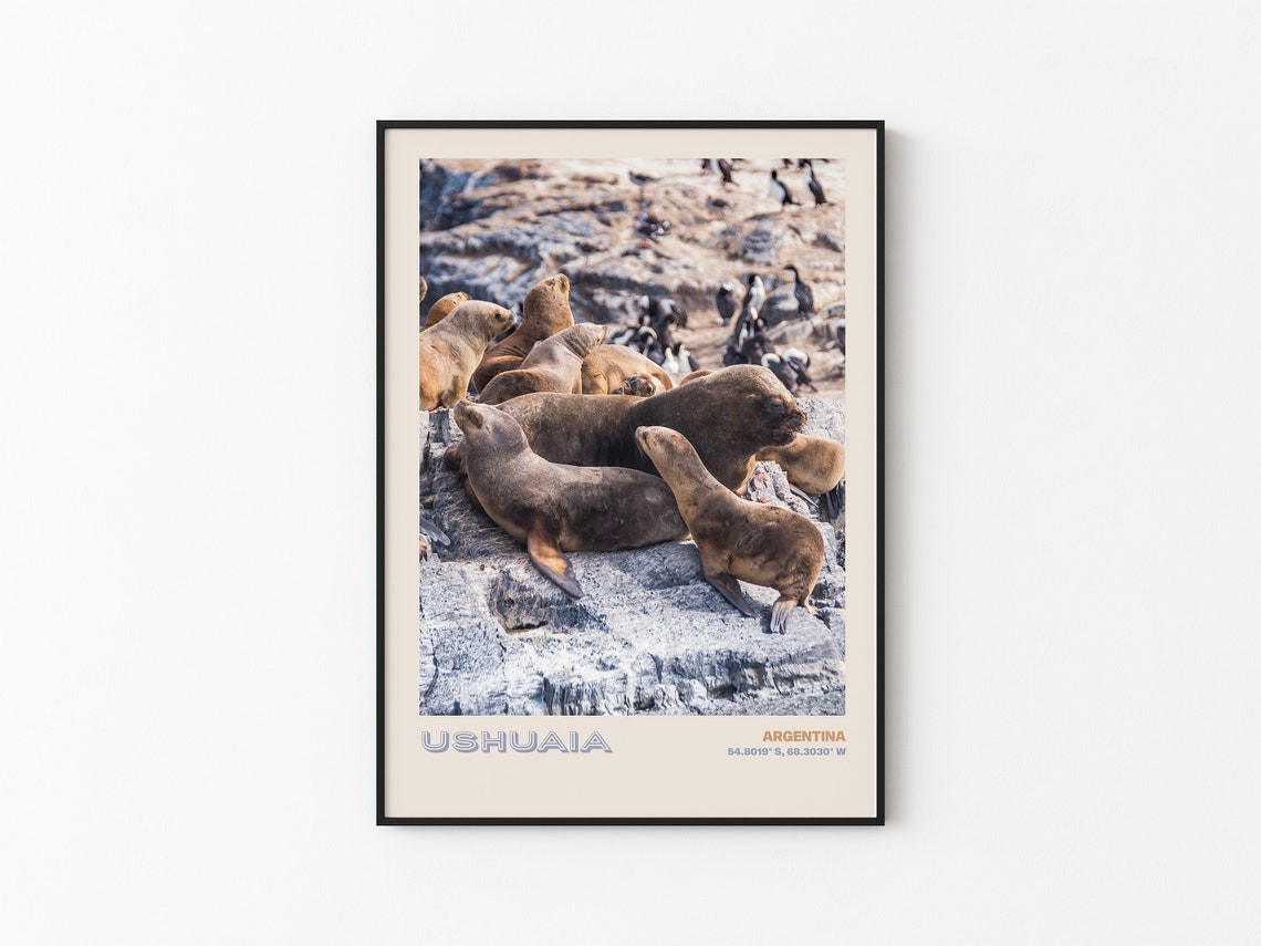 Ushuaia Travel Poster Ushuaia Print Ushuaia Photo Print Ushuaia Wall Decor Ushuaia Travel Art Argentina Picture Ushuaia 6 - Image 3