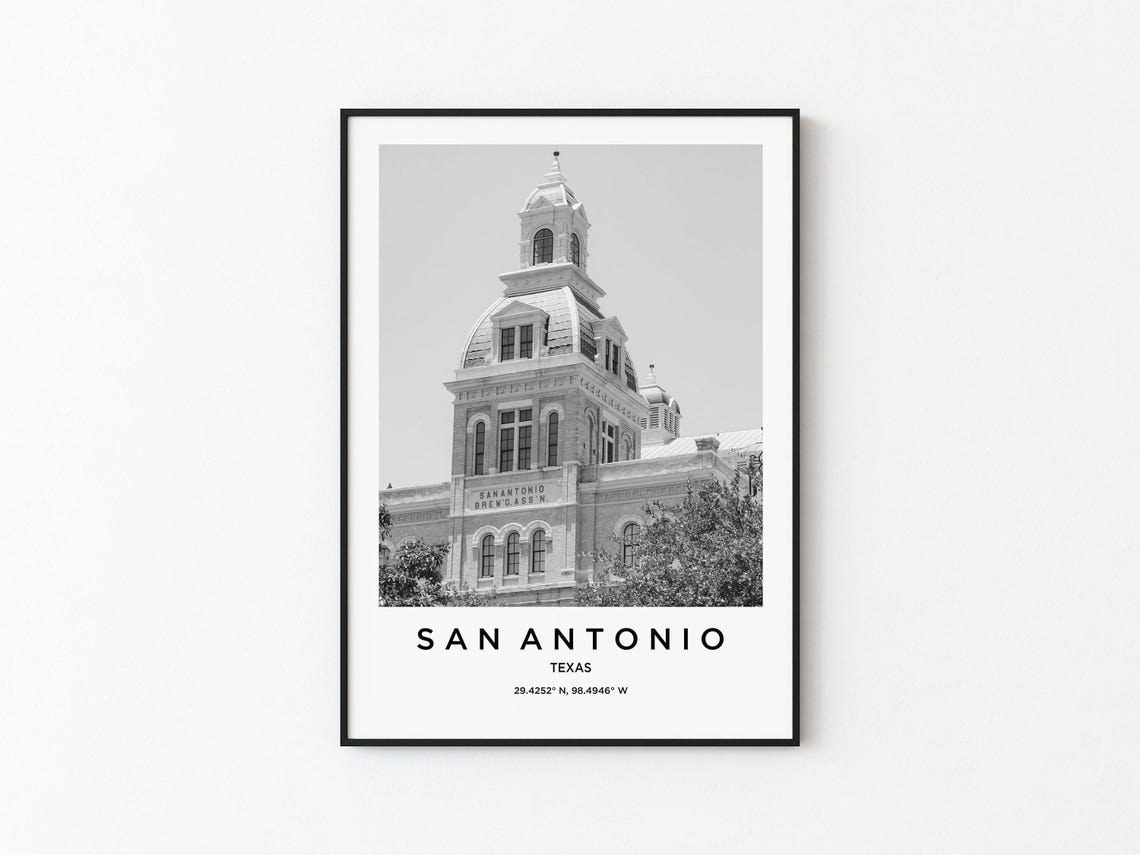 San Antonio Art San Antonio Print San Antonio Poster San Antonio Art San Antonio Photo San Antonio Map San Antonio Painting