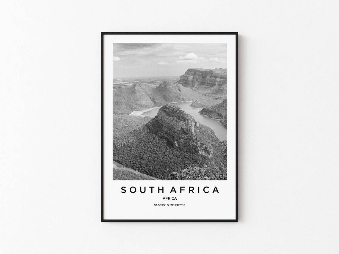 South Africa Travel Poster