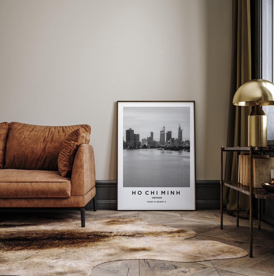 Ho Chi Minh Art Print, Travel Map Poster - Image 3