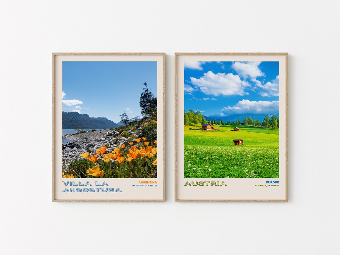 Villa La Angostura Travel Poster, Argentina - Image 2