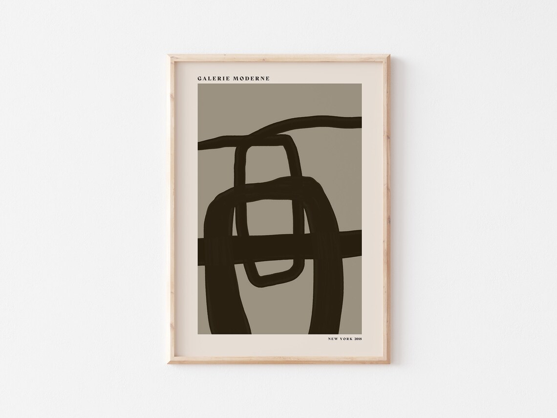 Minimalist Abstract, Modern Gallery Poster