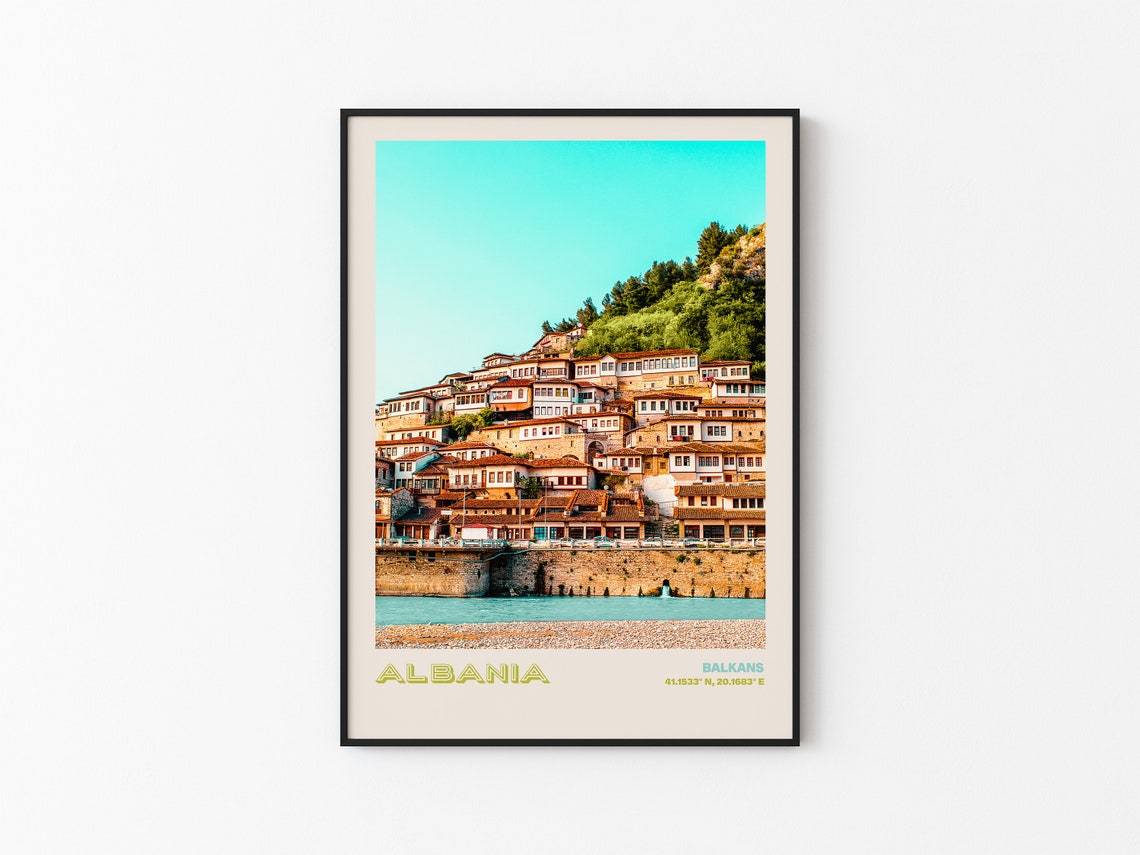 Albania Travel Poster Albania Print Albania Photo Print Albania Wall Decor Albania Travel Art Albania Albania Picture Albania 4 - Image 3