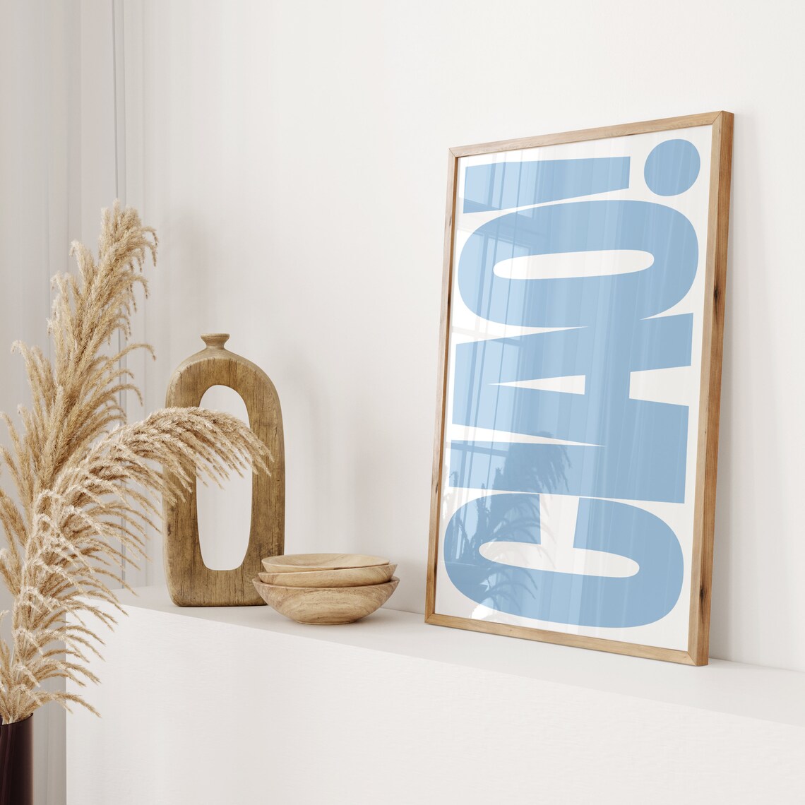 Ciao Italian Quote Poster, Coastal Typography Art - Image 2