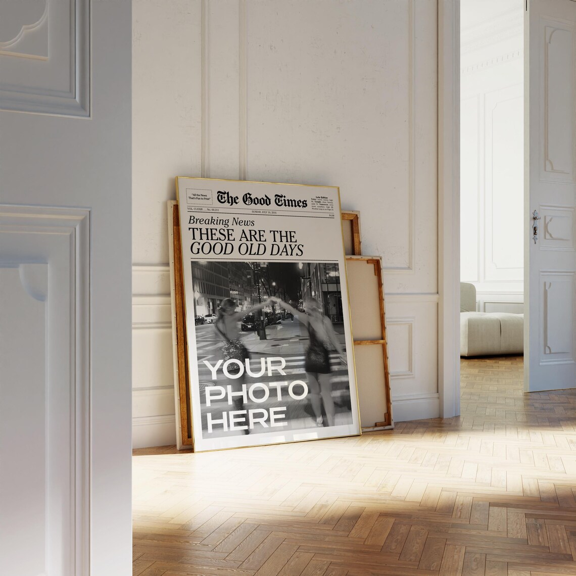 Custom Newspaper Print, Personalized Newsprint Poster - Image 3