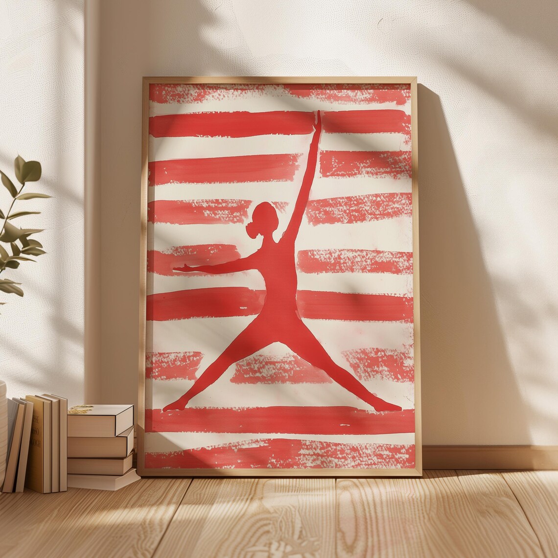 Abstract Dancer, Minimalist Movement Wall Art