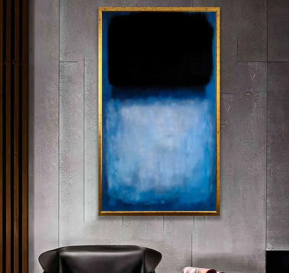Mark Rothko Mark Rothko Print Museum Exhibition Poster Modern Art Expressionism Painting Abstract Wall Art Reproduction Wall Art