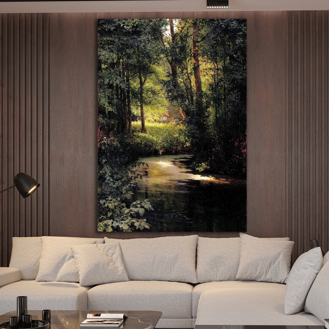 Gregory Myasoedov Forest Stream Art Print - Image 3