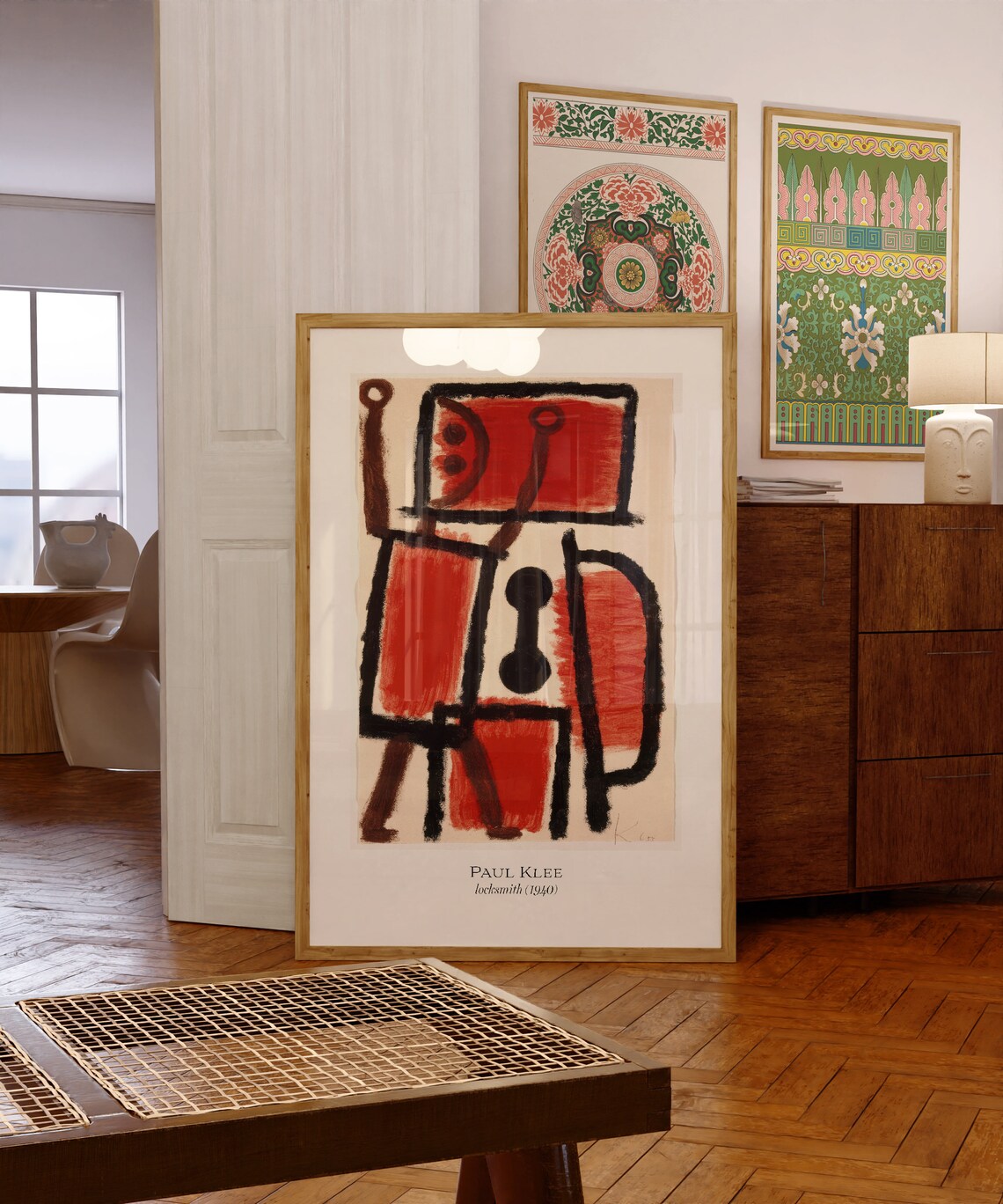 Paul Klee Locksmith, Abstract Geometric Art Print