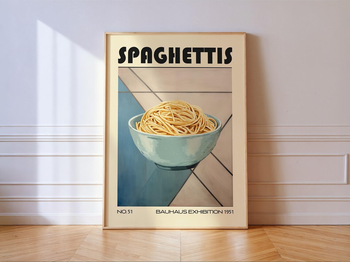 Spaghetti Bauhaus, Modern Kitchen Decor