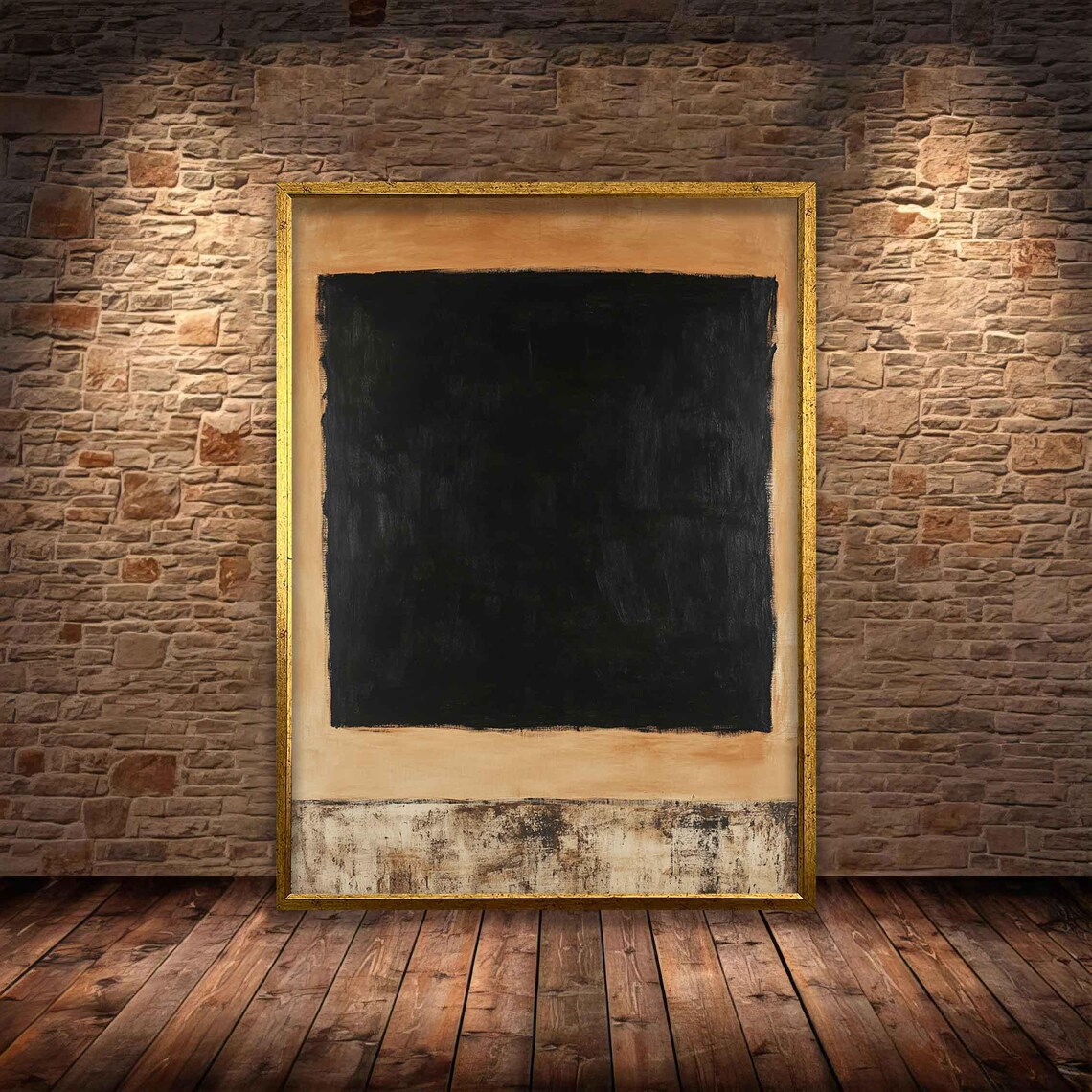 Mark Black And Orange Wall Art Mark Rothko Production Modern Wall Art Abstract Art Black And Orange Abstract