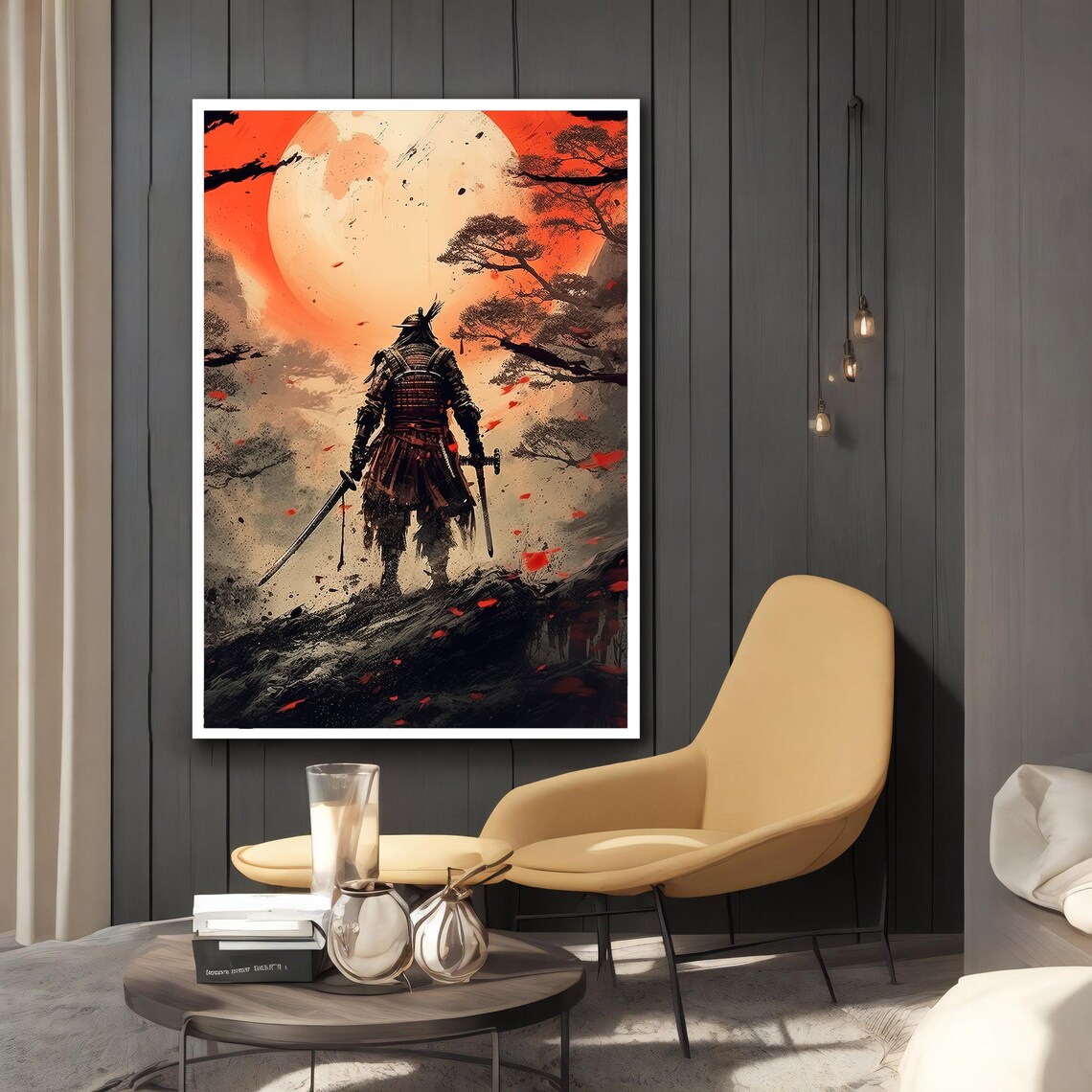 Samurai Painting, Japanese Art Print - Image 3
