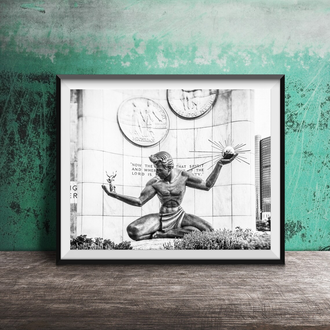 Spirit Of Detroit, Detroit Michigan Art Print - Image 2