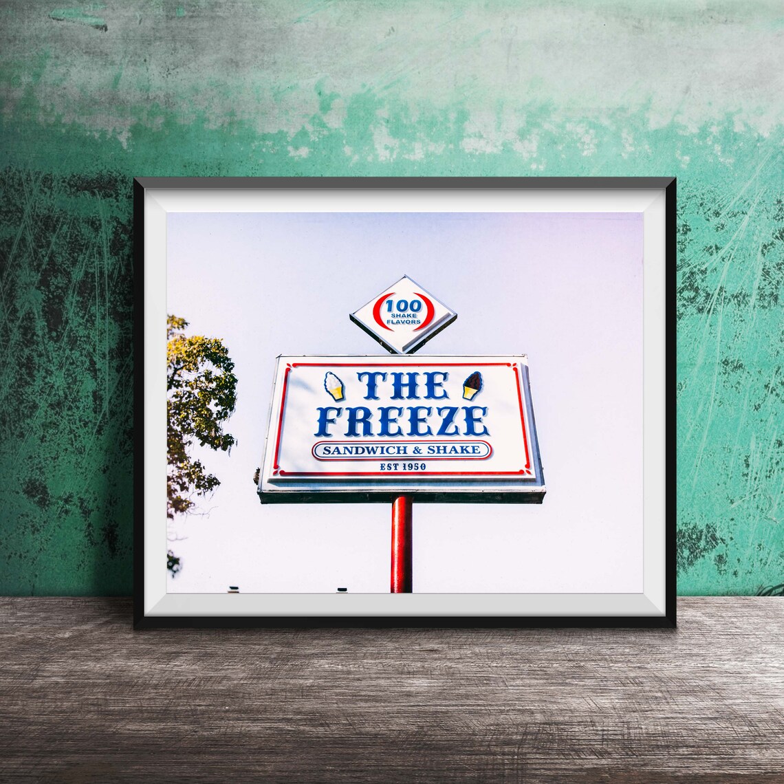 The Freeze Chicago, Logan Square Travel Poster