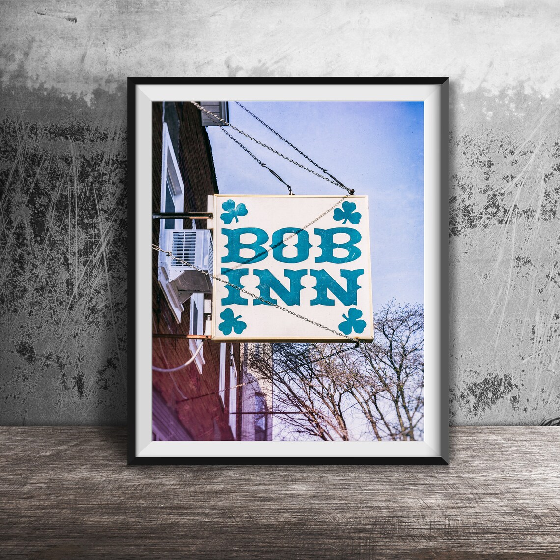 Bob Inn Chicago Bar, Vintage Logan Square Art Print