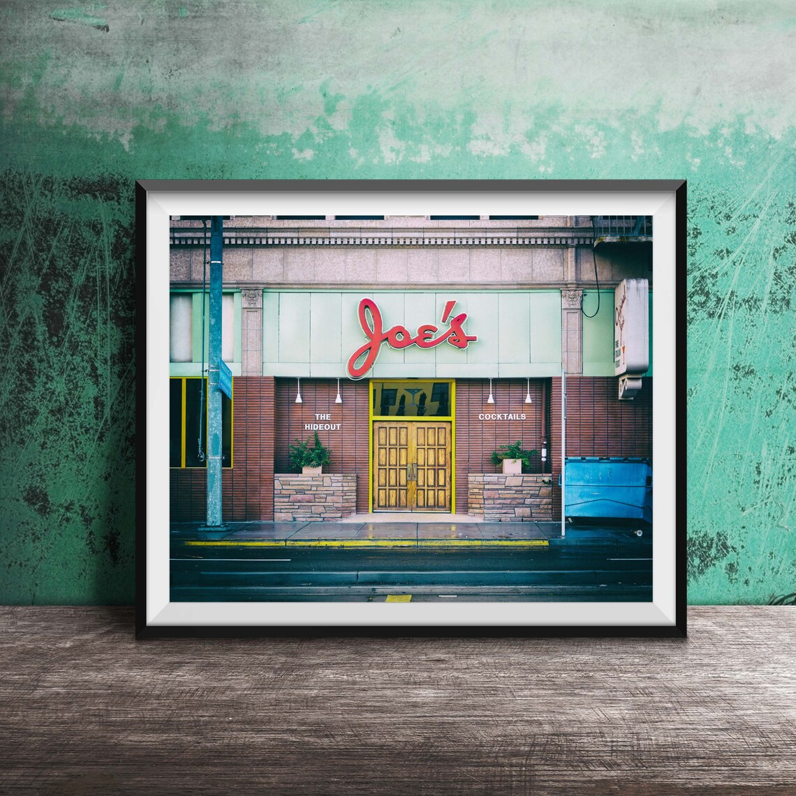 Downtown San Jose Joe Sign Photography Art Print