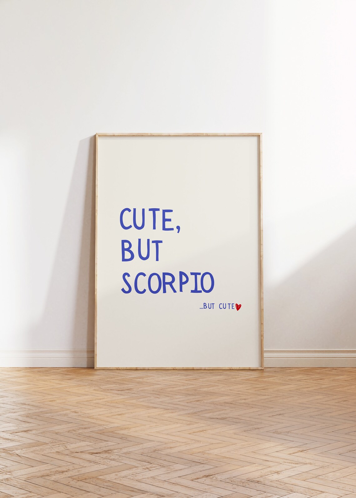Cute But Scorpio Quote Zodiac Dorm Room Art Print - Image 2