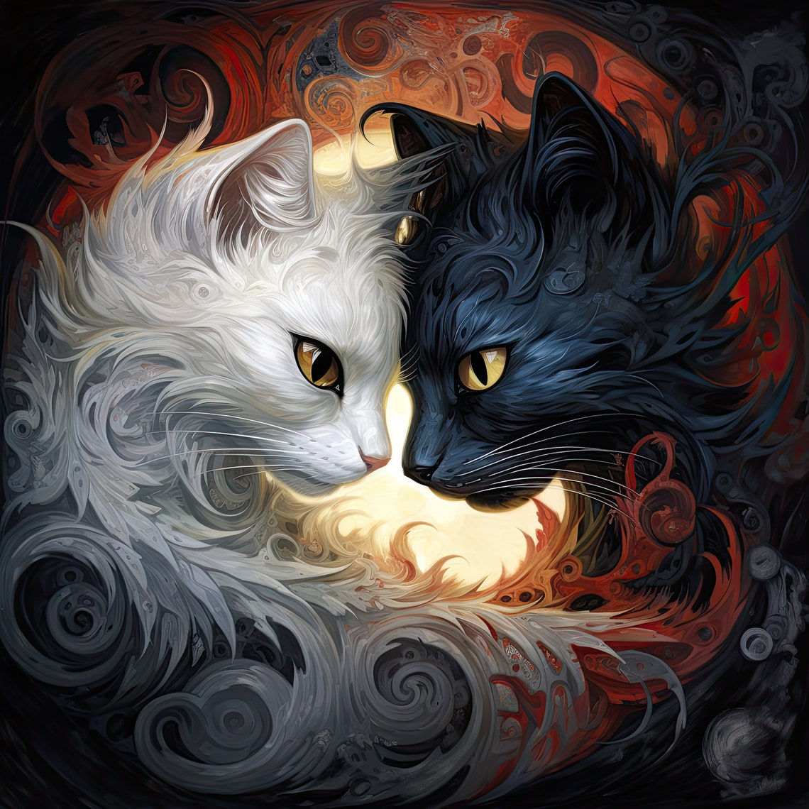 Cats Yin - Travel Poster