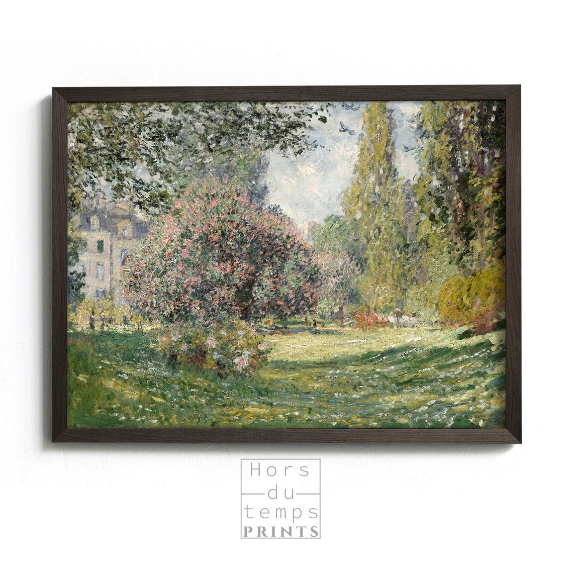 Claude Monet Garden Park Oil Painting Spring Trees In Bloom Art Hors Du Temps Prints - Image 2