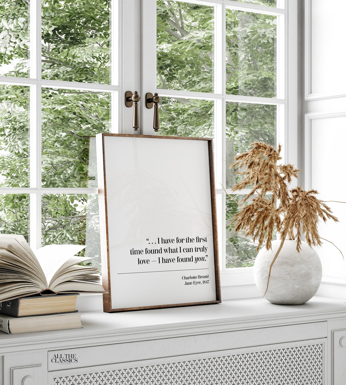 Jane Eyre True Love Quote I Have Found You Charlotte Bronte Poster - Image 2