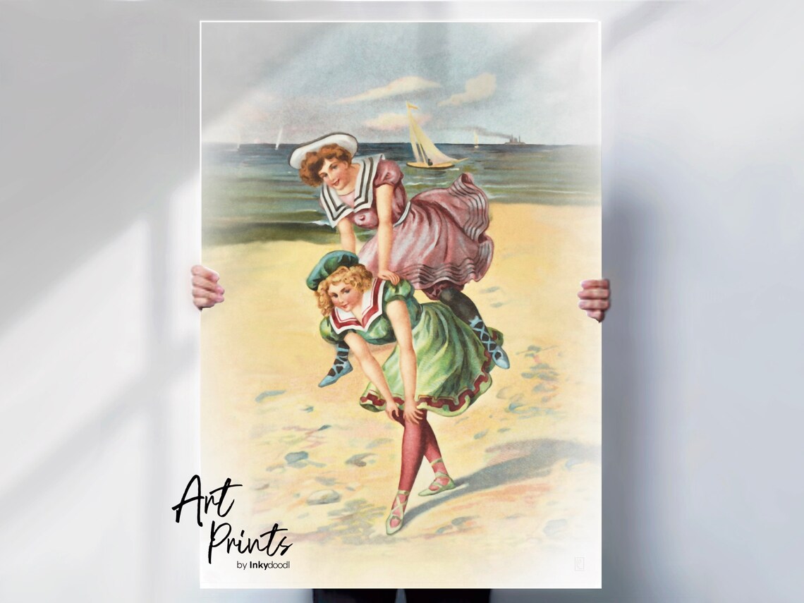 Seaside Nostalgia, Coastal Decor Art Print