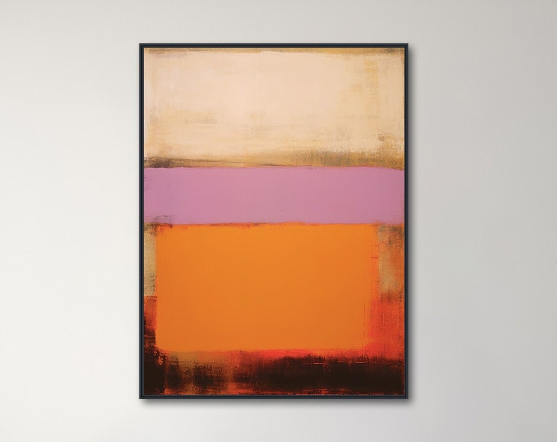 Modern Geometric Abstract Art Print, Mystic Minimal