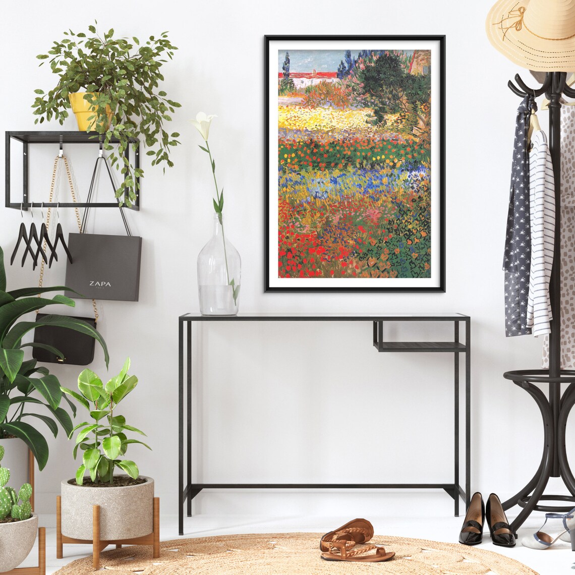 Vincent Van Gogh Flower Garden 1888 Art Print - Image 2