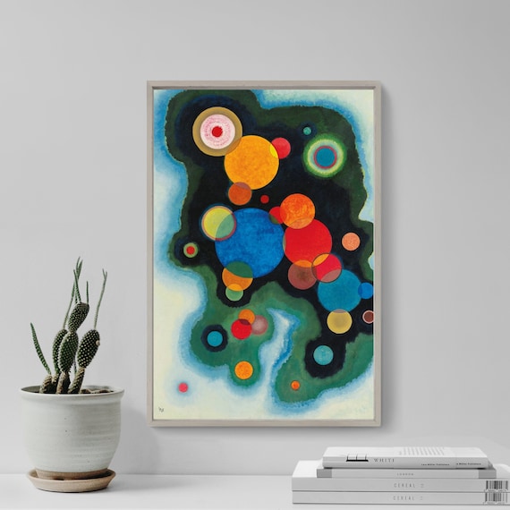 Wassily Kandinsky Deepened Impulse, Abstract Art Print