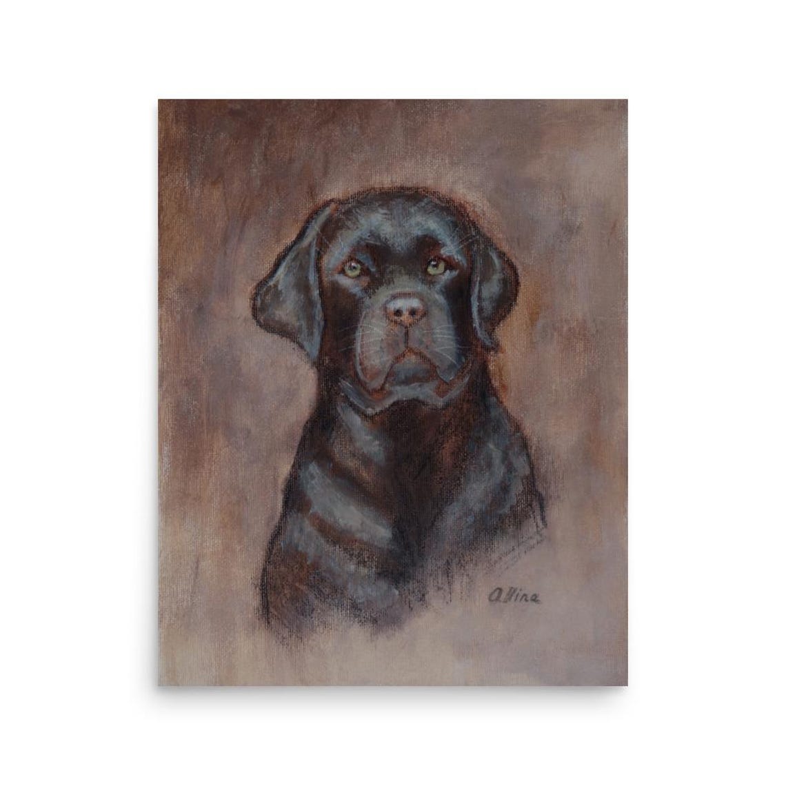 Labrador Sketch, Drawing Wall Art Print - Image 3