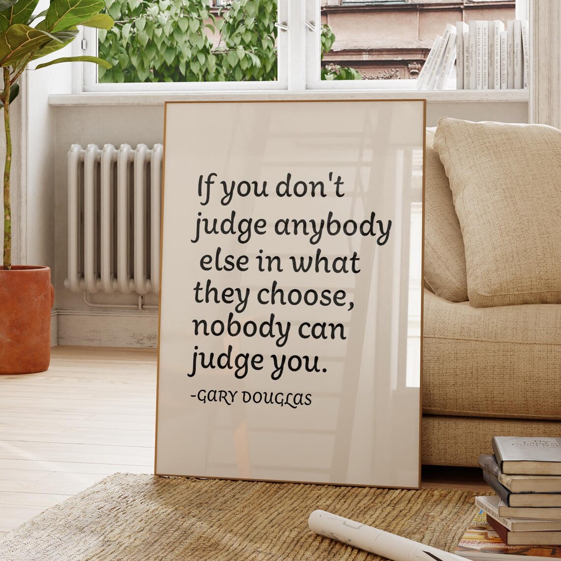 Inspirational Quote Typography Art Print