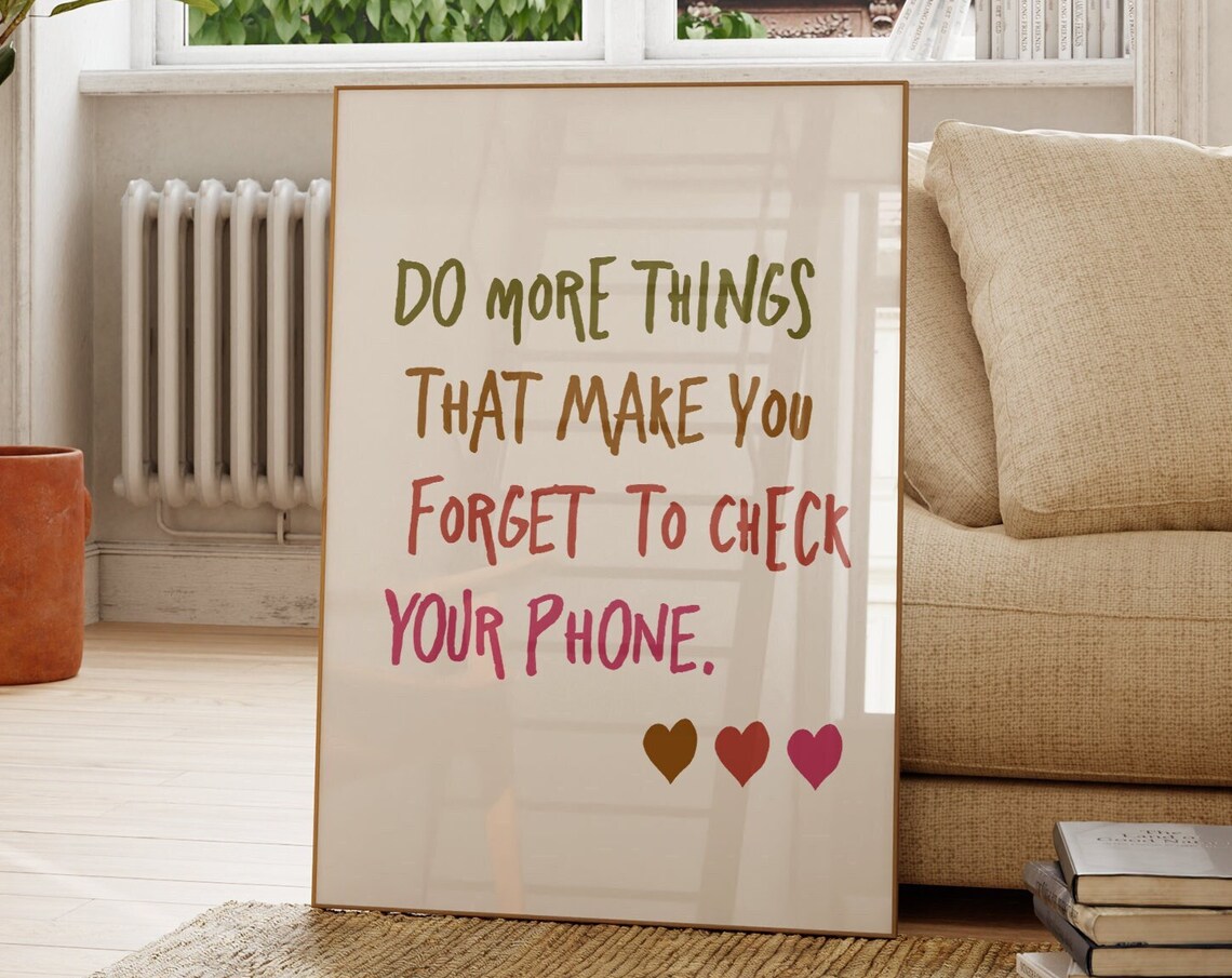 A Love Letter, Mid Century Typography Art Print