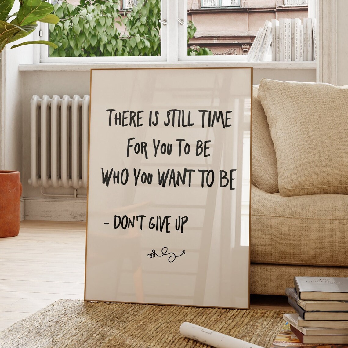 Motivational Quote Art Print Uplifting Typography