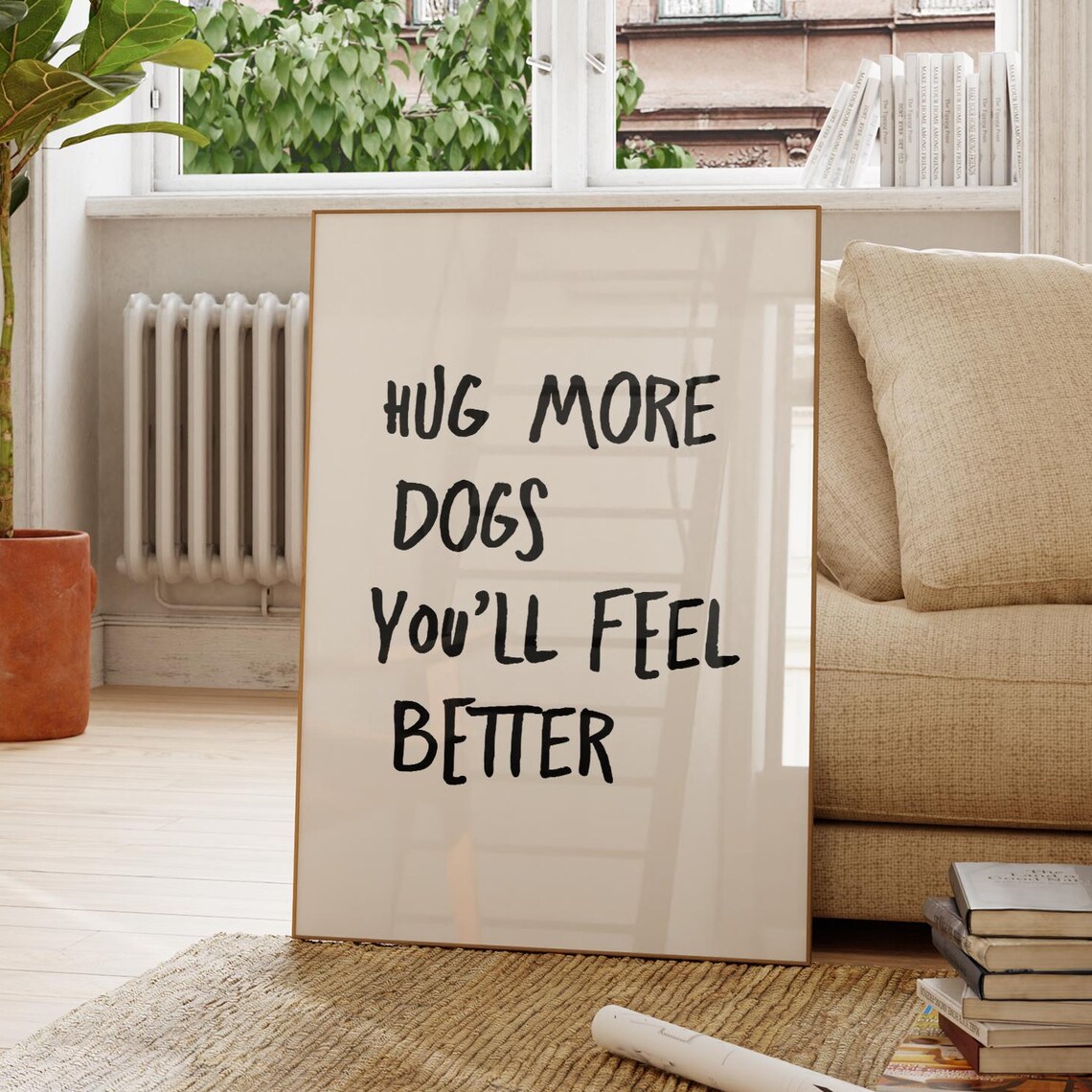 Gift For Dog Mom Cute Dogs Wall Art Poster