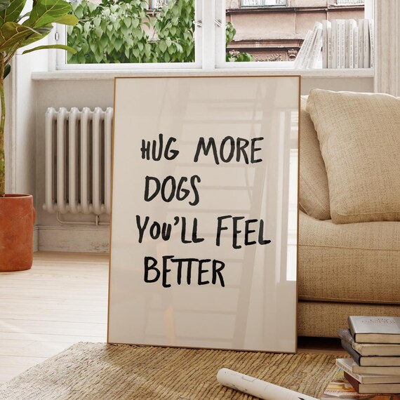 Gift For Dog Mom Cute Dogs Wall Art Poster