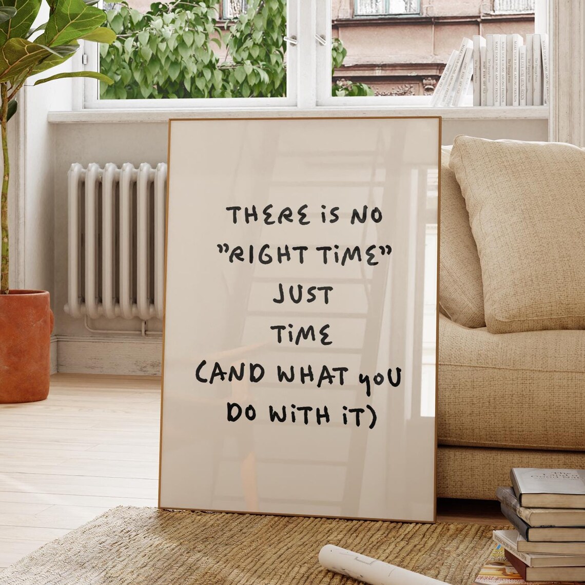 Inspirational Quote, Trendy Typography Art Print