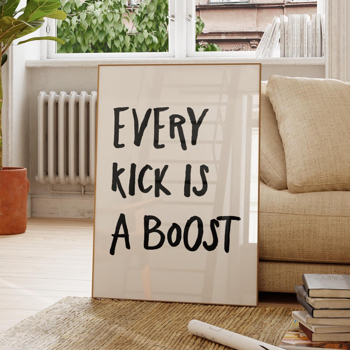 Inspirational Quote Print Minimalist Typography Art